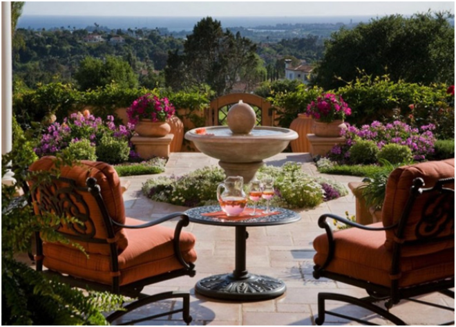 Дизайн двора частного дома: правила создания гармоничного пространства в разных стилях (124 фото)