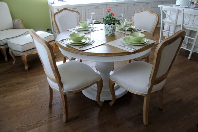 Обеденный стол для кухни: конструкции, виды, материалы (68 фото)