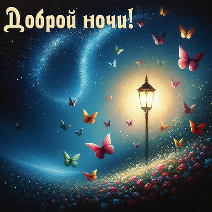 Открытки с пожеланием спокойной ночи: 100+ красивых картинок