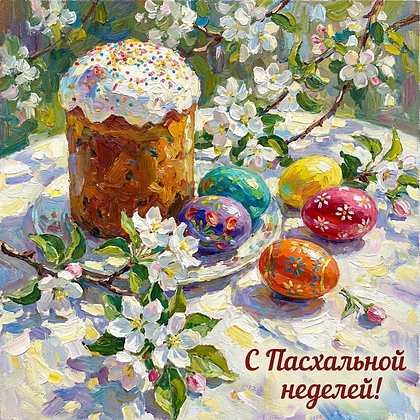 Открытки на Пасхальную неделю: 50+ картинок и поздравлений для Светлой седмицы