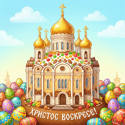 «Христос Воскрес!» Открытки с Пасхой: 140+ картинок и поздравлений