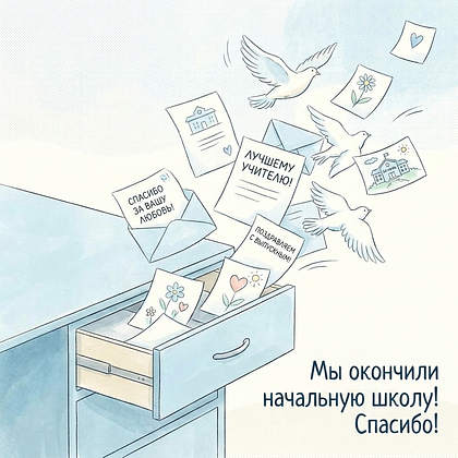 Открытки на выпускной в начальной школе: 60+ картинок и поздравлений