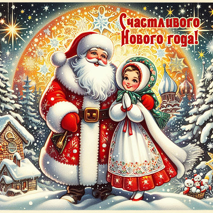 Открытки с Новым годом 2026: скачать 150+ картинок и поздравлений