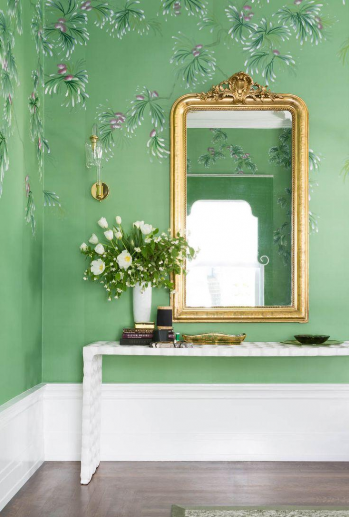 Обои в гостиную: разновидности, цвета, принты и стили (74 фото)