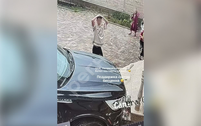 Камера сняла 12-летнего школьника, разбившего угнанный у мамы внедорожник