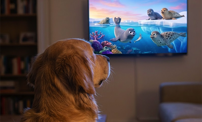 У животных появился свой сериал. Коты и собаки смотрят Sealook не отрываясь