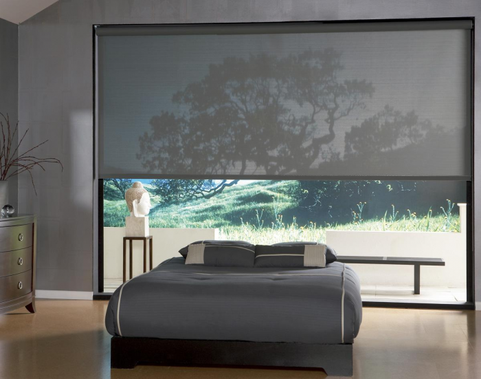 Жалюзи в спальню: фото, разновидности, материалы и цвета (55 фото)