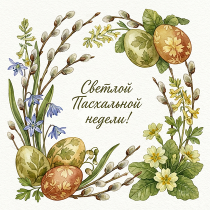 Открытки на Пасхальную неделю: 50+ картинок и поздравлений для Светлой седмицы