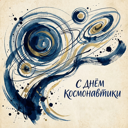 «Поехали!» Открытки с Днем космонавтики: 140+ картинок и поздравлений на 65-летие первого полета