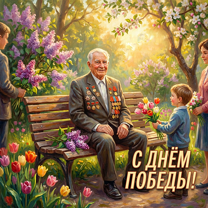 Открытки с Днем Победы 9 Мая в 2026 году: 140+ картинок и поздравлений