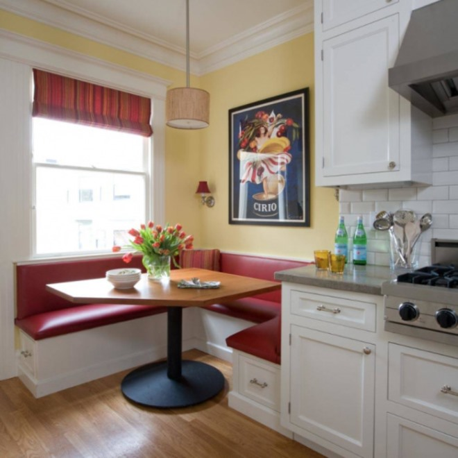 Диван на кухню: нюансы выбора мебели для комнат разных площадей и стилей (62 фото)