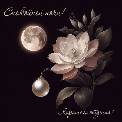 Открытки с пожеланием спокойной ночи: 100+ красивых картинок