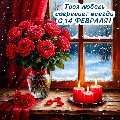 Открытки на 14 февраля: 110+ картинок и поздравлений с Днем святого Валентина