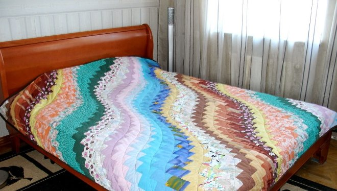 Покрывало на кровать в спальню в современном стиле (71 фото)