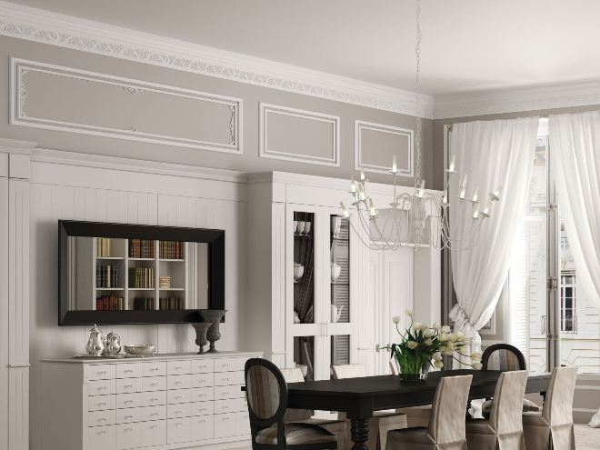 Дизайн потолочных плинтусов в интерьере: фото, как выбрать лучший вариант для интерьера (67 фото)