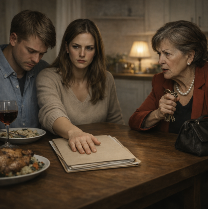 Свекровь была убеждена, что вскоре получит связку ключей от нашей квартиры, пока не прозвучала фраза, после которой в комнате повисла глухая тишина.