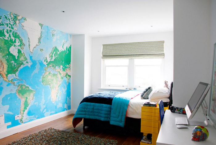 Обои в комнату для подростка: интересные сочетания и новые идеи (43 фото)