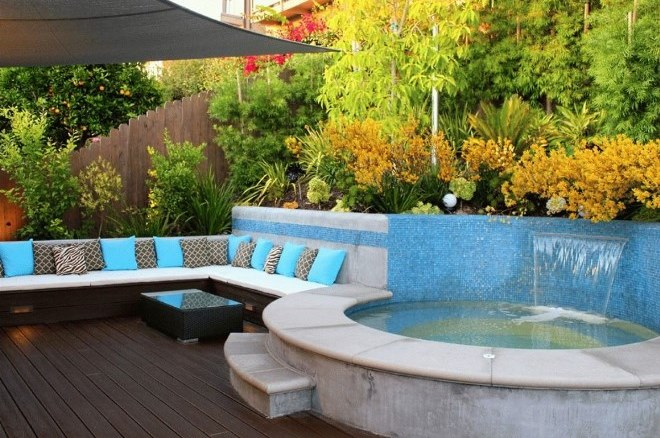 Дизайн двора частного дома: правила создания гармоничного пространства в разных стилях (124 фото)