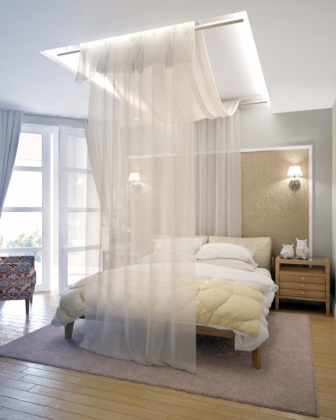Балдахин над кроватью своими руками (79 фото)