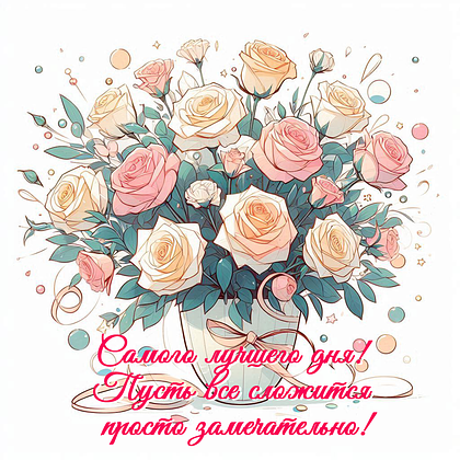 Открытки с пожеланием хорошего дня: 80+ оригинальных картинок и приятных фраз