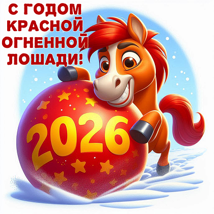 Открытки с годом Красной Огненной Лошади: 60+ картинок и поздравлений