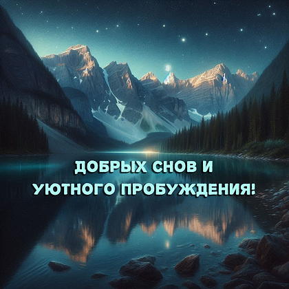 Открытки с пожеланием спокойной ночи: 100+ красивых картинок
