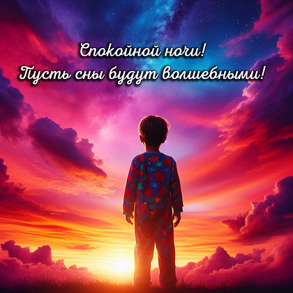 Открытки с пожеланием спокойной ночи: 100+ красивых картинок