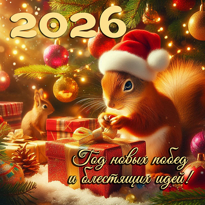 Открытки с Новым годом 2026: скачать 150+ картинок и поздравлений
