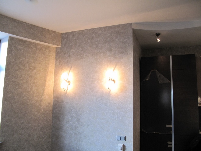 Декоративная штукатурка в интерьере коридора (30 фото)