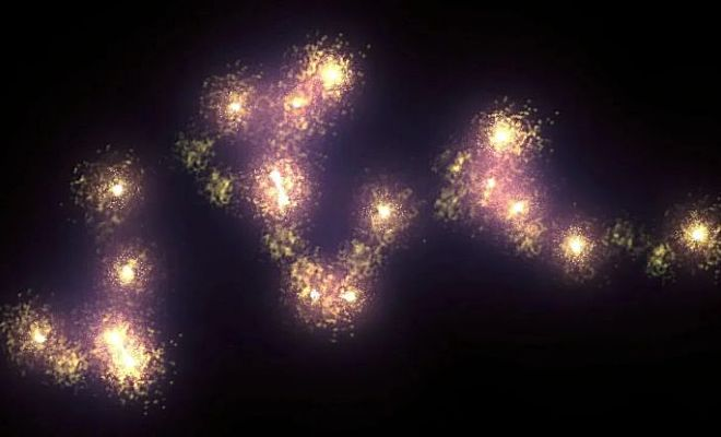 Великая космическая стена. Через всю вселенную тянется стена длиной 10 млрд световых лет