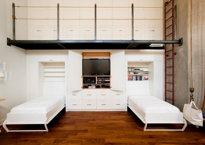 Встроенная кровать: особенности, виды, способы установки (58 фото)