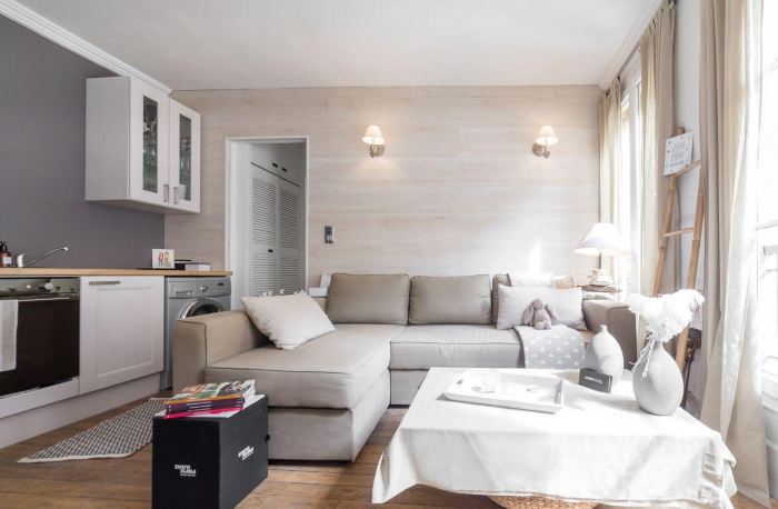 Как обустроить однокомнатную квартиру: планировка, отделка, цвет, свет (64 фото)