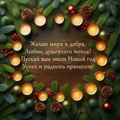 Открытки с Новым годом 2026: скачать 150+ картинок и поздравлений
