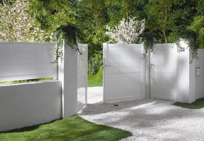 Ворота для частного дома: как выбрать эффектную защиту? (38 фото)