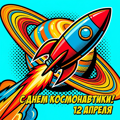 «Поехали!» Открытки с Днем космонавтики: 140+ картинок и поздравлений на 65-летие первого полета