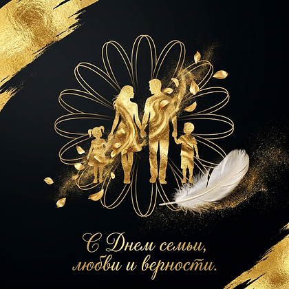 Открытки с Днем семьи, любви и верности: 140+ картинок и поздравлений