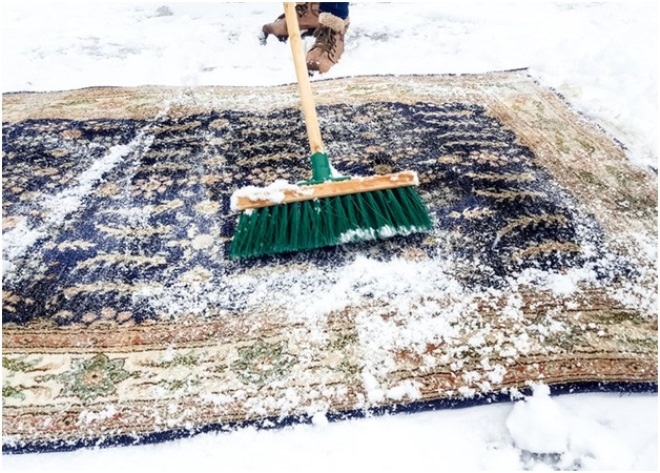 Как почистить ковер: эффективное применение подручных средств (15 фото)