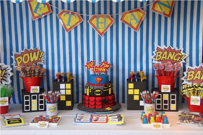 Как украсить стол на день рождения ребенка, чтобы он остался доволен (39 фото)