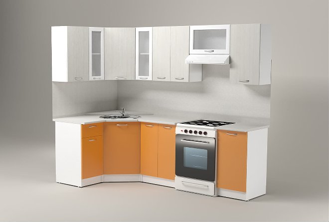 Угловой кухонный гарнитур: особенности расположения и секреты дизайна (82 фото)