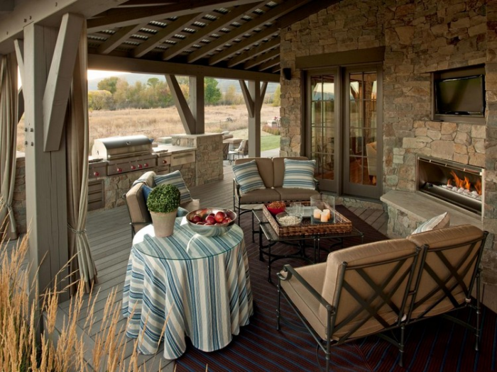 Веранда в частном доме: самые беспроигрышные варианты оформления (71 фото)