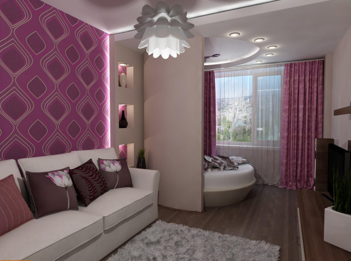 Обои в гостиную: разновидности, цвета, принты и стили (74 фото)