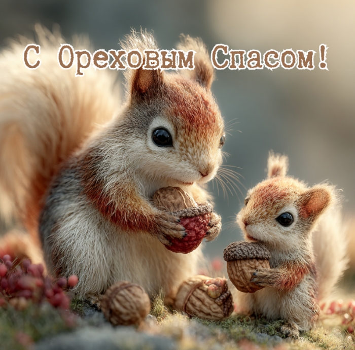 Ореховый Спас-2026: 35 красивых открыток к празднику, чтобы поздравить друзей и родных