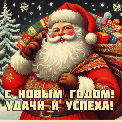 Открытки с Новым годом 2026: скачать 150+ картинок и поздравлений