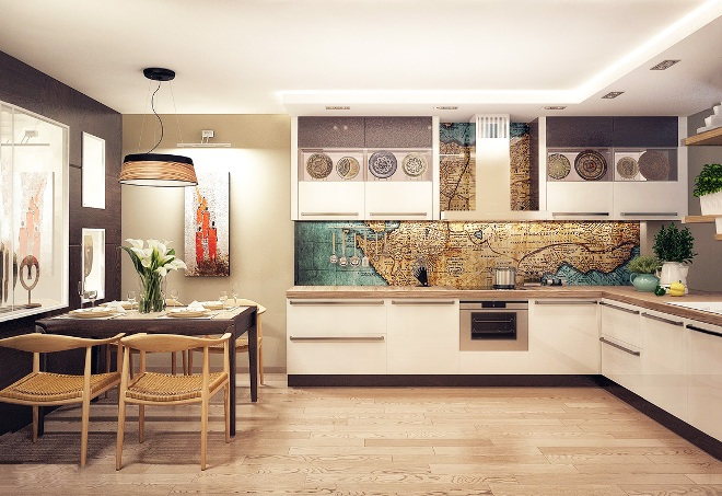 Угловой кухонный гарнитур: особенности расположения и секреты дизайна (82 фото)