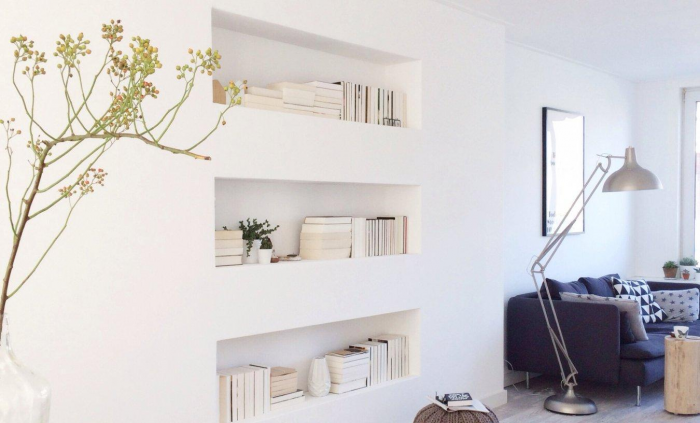 Ниша в стене из гипсокартона – удобное и стильное решение для дома (25 фото)