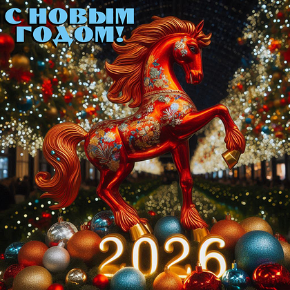 Открытки с годом Красной Огненной Лошади: 60+ картинок и поздравлений