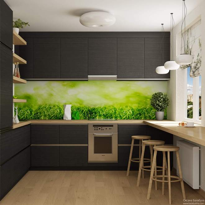 Угловой кухонный гарнитур: особенности расположения и секреты дизайна (82 фото)