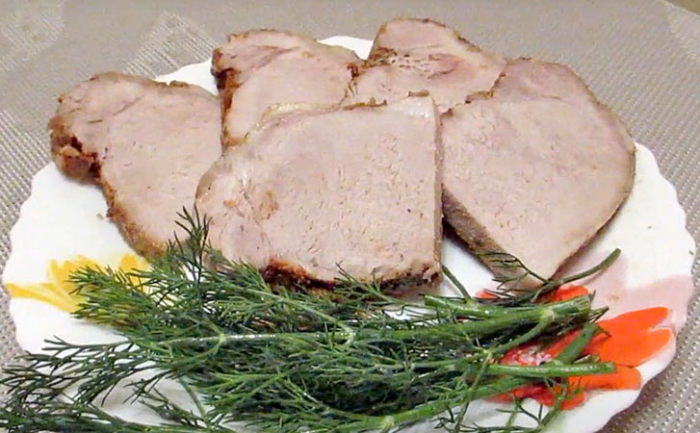 Домашняя буженина за полтора часа. Готовим в рукаве, получается у всех