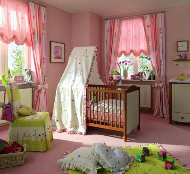 Шторы в детскую комнату: как выбрать лучшую модель (136 фото)