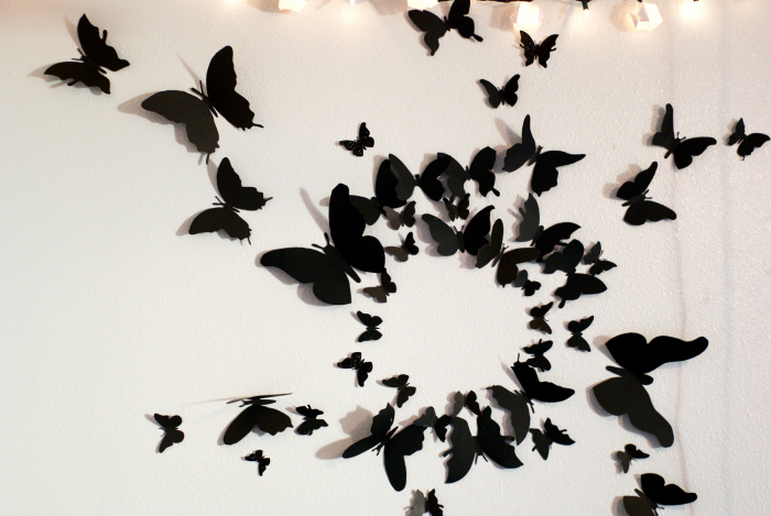 Бабочки для декора (75 фото)
